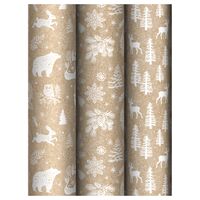 Бумага упаковочная "Winter forest" (70х100 см)