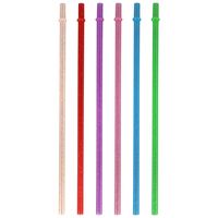 Трубочки для коктейля "Блестки" (6 шт.)