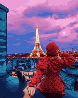 Картина по номерам "Следуй за мной. Париж" (400х500 мм)