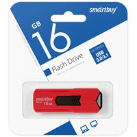 USB Flash Drive 16GB SmartBuy Stream Red (SB16GBST-R3)