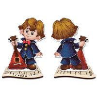 Набор для вышивания на пластиковой канве "Гусля с подставкой" (90х130 мм)