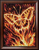 Алмазная вышивка-мозаика "Огненная бабочка" (300х400 мм)