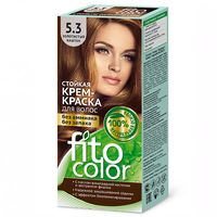 Крем-краска для волос "Fito Сolor" тон: 5.3, золотистый каштан
