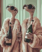 Картина по номерам "Мы отмечать" (400х500 мм)