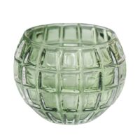 Подсвечник "Бочонок" (60х75 мм; изумруд)