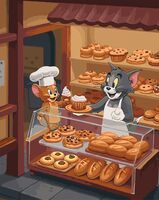 Картина по номерам "Пекарня Тома и Джерри" (400х500 мм)
