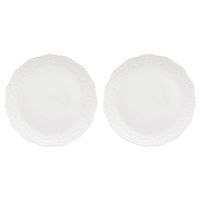 Набор тарелок "Белый узор" (2 шт.; 160 мм)