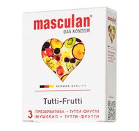 Презервативы "Masculan. Ultra 1. Тутти-Фрутти" (3 шт.)