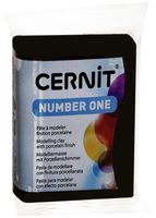 Глина полимерная "CERNIT Number One" (чёрный; 56 г)