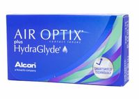 Контактные линзы "Air Optix Plus HydraGlyde" (1 линза; -6,5 дптр)