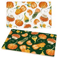 Доска разделочная деревянная "Тыквы" (29х17 см)