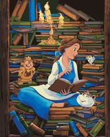 Картина по номерам "Книжный шкаф Белль" (400х500 мм)
