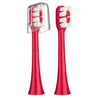 Насадка для электрической зубной щетки Revyline RL 070 (красная, 2 шт.)