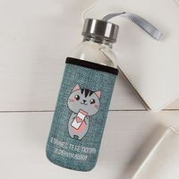 Бутылка для воды "Котик" (350 мл)