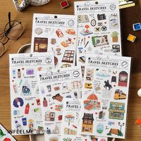 Наклейки "Travel sketches"