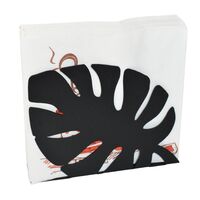 Салфетница "Монстера" (120х31х95 мм, чёрная)