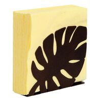 Салфетница "Монстера" (120х31х95 мм, шоколадная)