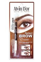 Карандаш для бровей "Perfect Brow Duetto" (тон: 01, soft black)