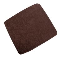 Подушка на стул "Velours Cuadro" (33х33 см; темно-коричневая)