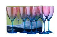 Набор бокалов для вина "Kate" (6 шт.; 400 мл; розово-голубой)