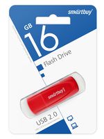USB Flash Drive 16Gb Smartbuy Scout Red