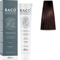 Крем-краска для волос "Baco" тон: 6.85, темный блондин коричнево-махагоновый