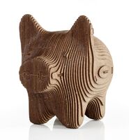 Сборная деревянная модель "Свинка-копилка"