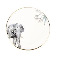 Тарелка фарфоровая "Саванна. Слон" (150х150х20 мм)