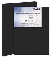 Холст на подрамнике "AZART" (30х40 cм; чёрный акриловый грунт; арт. AZ223040)