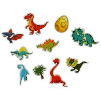 Набор стикеров для ванны "Динозавры" (10 шт.)