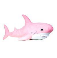 Мягкая игрушка "Акула" (86 см; розовая)