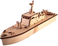 Сборная деревянная модель "Патрульный катер"
