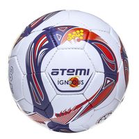 Мяч футбольный Atemi "Igneous" №4 (бело-сине-оранжевый)