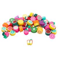 Бусины из полимерной глины "Фрукты" (10 мм)