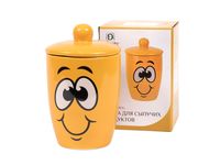 Банка керамическая "Smile" (99х99х149 мм)