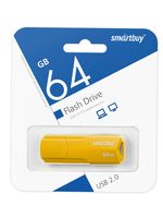 USB Flash Drive 64Gb Smartbuy Clue Yellow