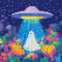 Алмазная вышивка-мозаика "Не забирай меня" (200х200 мм)