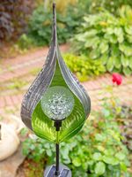 Светильник садовый на солнечной батарее "Бутон" (зеленый)