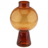 Ваза стеклянная "Жондор Войнинга 2" (30 см; медовый)
