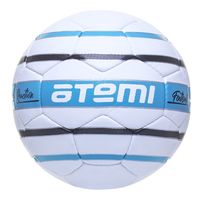 Мяч футбольный Atemi "Reaction" №4 (бело-сине-чёрный)