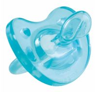 Пустышка силиконовая ортодонтическая "Physio Soft" (голубая; арт. 00002711210000)