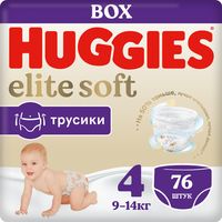 Подгузники-трусики "Elite Soft Pants 4 Box" (9-14 кг; 76 шт.)