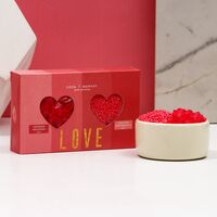 Подарочный набор "Love" (соль для ванны, жемчуг для ванны)