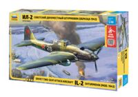 Сборная модель "Советский двухместный штурмовик Ил-2 1943 г" (масштаб: 1/48)