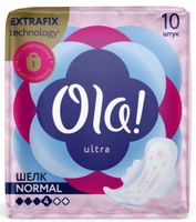 Гигиенические прокладки "Ola! Ultra. Шелковистая поверхность" (10 шт.)