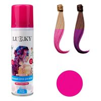 Спрей-краска для волос "Lucky" (150 мл; ярко розовый)