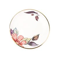 Тарелка фарфоровая "Олеандр. Цветы" (150х150х20 мм)