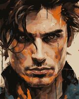 Картина по номерам "Мужское лицо" (400х500 мм)