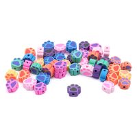 Бусины из полимерной глины "Лапки" (50 шт.)