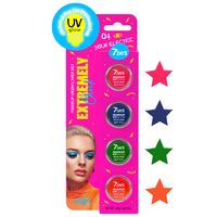 Набор лайнеров для макияжа "UVglow Neon" тон: 04, your electric